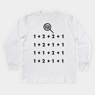 The_Clue_Number Kids Long Sleeve T-Shirt